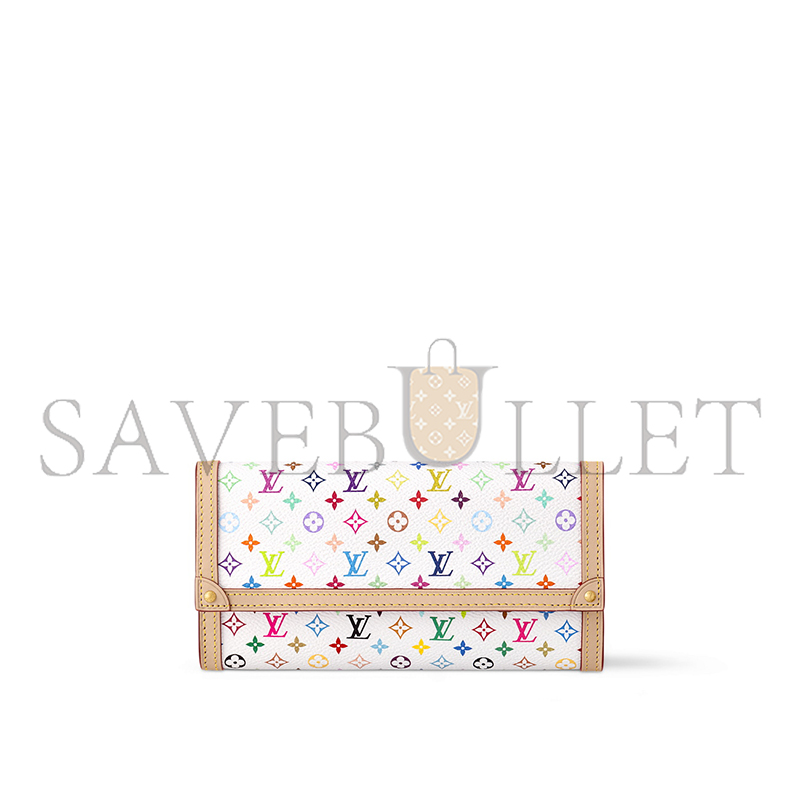 l**is V*t*n murakami lv x tm sarah wallet m13397 (19*10*2cm)